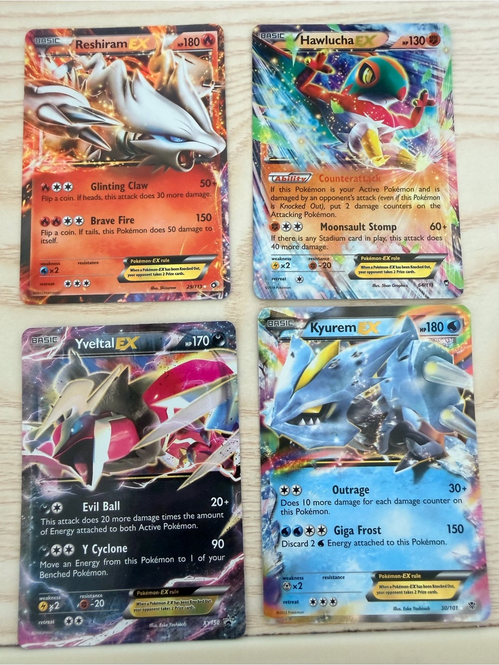 Pokémon Mid Era EX Holo Card Lot